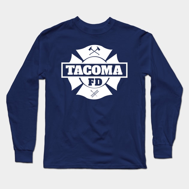 Tacoma FD - TV Show Logo Long Sleeve T-Shirt by SharkPants